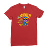 assemble! (yellow outline) Ladies Fitted T-Shirt