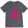 pink freud V-Neck Tee