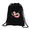 ghost leviathan Drawstring Bags