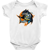 shark knight graphic Baby Onesie