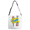 red on you Adjustable Strap Totes