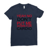 dont put me Ladies Fitted T-Shirt