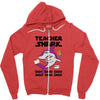 Teacher Shark Doo Zipper Hoodie