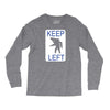keep left shark Long Sleeve Shirts