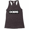 Dobre Black/White Racerback Tank