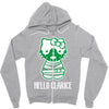 hello clarice Zipper Hoodie
