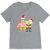 spongebob squarepants and patrick christmas V-Neck Tee