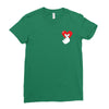 love more pocket Ladies Fitted T-Shirt