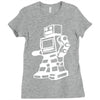 robot funny Ladies Fitted T-Shirt