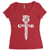 hunter s thompson Women's Triblend Scoop T-shirt