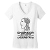 12  engineer understand. Women's V-Neck T-Shirt