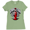 spray the towwn Ladies Fitted T-Shirt
