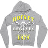 legends are born in 1979 Zipper Hoodie