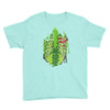 skeletal halloween Youth Tee