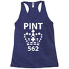 british pint funny Racerback Tank