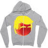 Peach Trump T-Shirt Zipper Hoodie