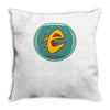 angry goldfish cartoon Throw Pillow