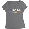 Team Kindergarten Women's Triblend Scoop T-shirt