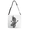 olaf frozen disney cartoon Adjustable Strap Totes