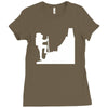 mountain hiker Ladies Fitted T-Shirt