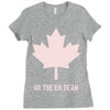 canada eh team Ladies Fitted T-Shirt