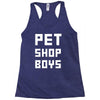 pet shop boy new Racerback Tank