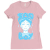 sad boy Ladies Fitted T-Shirt