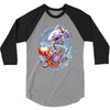 octopus vs shark 3/4 Sleeve Shirt