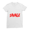 Martinez Twins savage Ladies Fitted T-Shirt