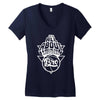 its all about new york basketball bro Women's V-Neck T-Shirt