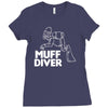 muff diver Ladies Fitted T-Shirt