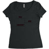 me me and cancer Women's Triblend Scoop T-shirt