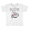 ride and fly high Toddler T-shirt