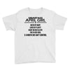 Smartass April Girl Youth Tee