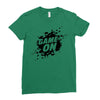 game on Ladies Fitted T-Shirt