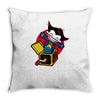 oke in the box Throw Pillow