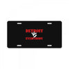 Detroit vs Everbody License Plate