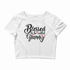 Blessed to be Called Granny Crop Top