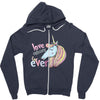 Forever Unicorn Zipper Hoodie