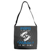 Pops is my Name Fishing Is My Game Adjustable Strap Totes