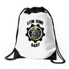 atomic bomb baby Drawstring Bags