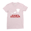 dart evolution stranger dustin tv show Ladies Fitted T-Shirt