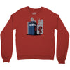 defacing the phonebox hoody Crewneck Sweatshirt