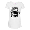 happy father day greeting Maternity Scoop Neck T-shirt