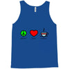 peace love coffee (2) Tank Top