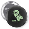 alien believe space sci fi ufo nerd Pin-back button