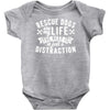rescue dogs are my life dog rescue Baby Onesie