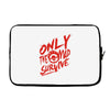 only the mad Laptop sleeve