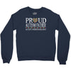 proud autism father Crewneck Sweatshirt