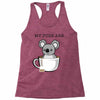 my puns are Racerback Tank